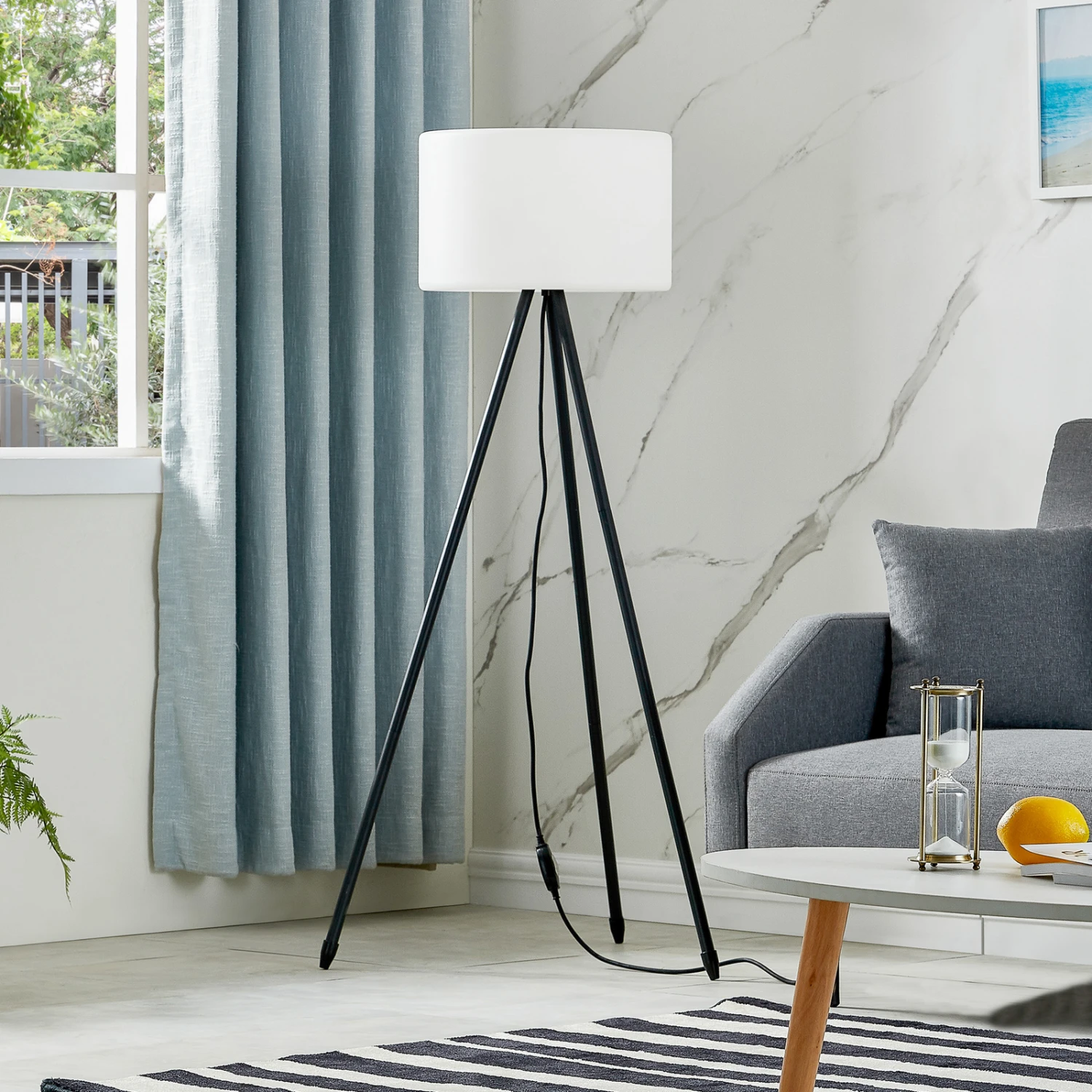 Lucande Jaimy Terrassenleuchte Dreibein 135 Cm 2 Lucande Jaimy Terrassenleuchte Dreibein 135 Cm – Bild 2