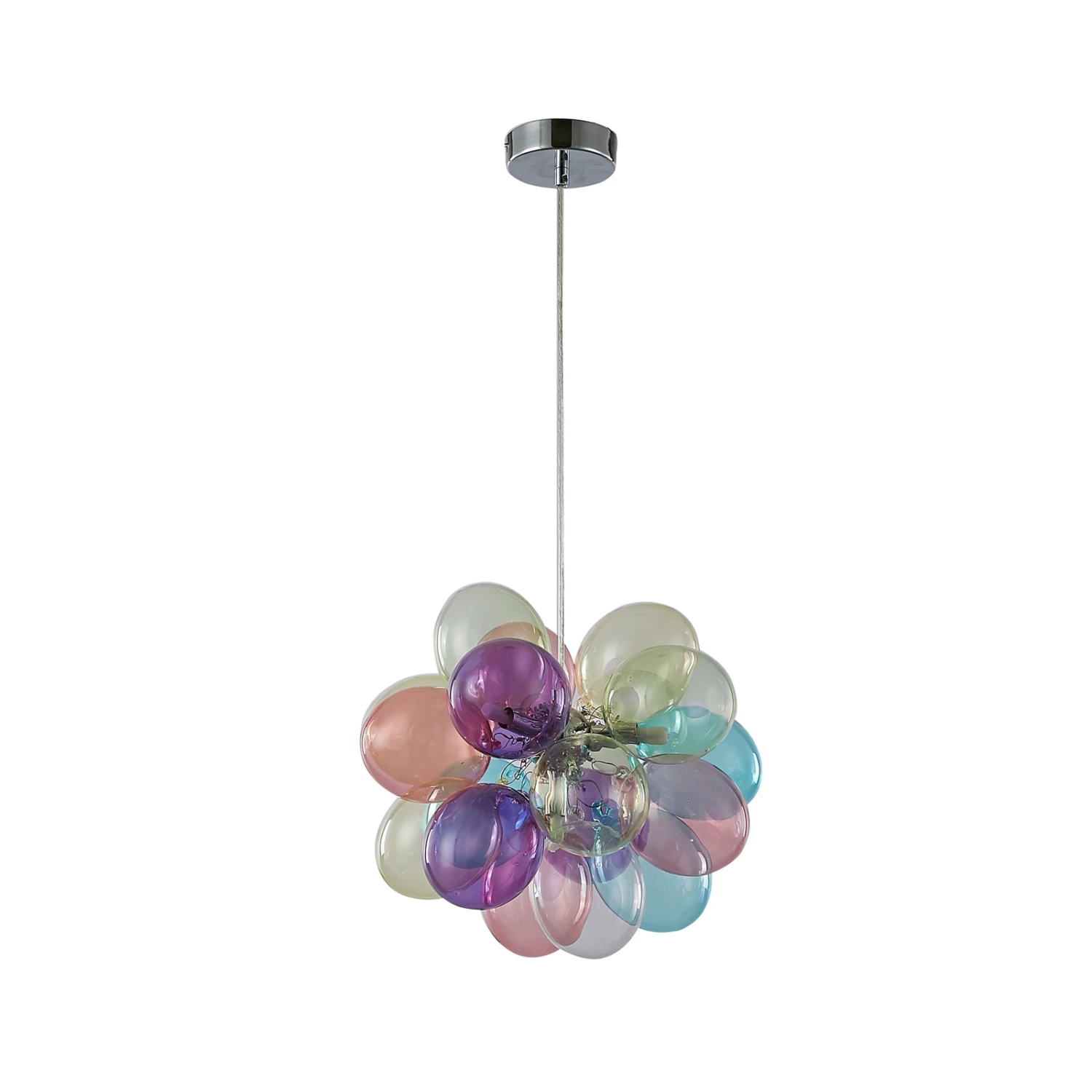 Lucande Diborah Hängeleuchte, Bunt, Ø 40 Cm 3 Lucande Diborah Hängeleuchte, Bunt, Ø 40 Cm – Bild 3