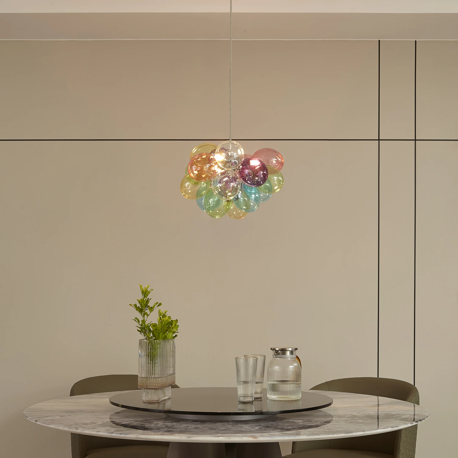 Lucande Diborah Hängeleuchte, Bunt, Ø 40 Cm 1 Lucande Diborah Hängeleuchte, Bunt, Ø 40 Cm