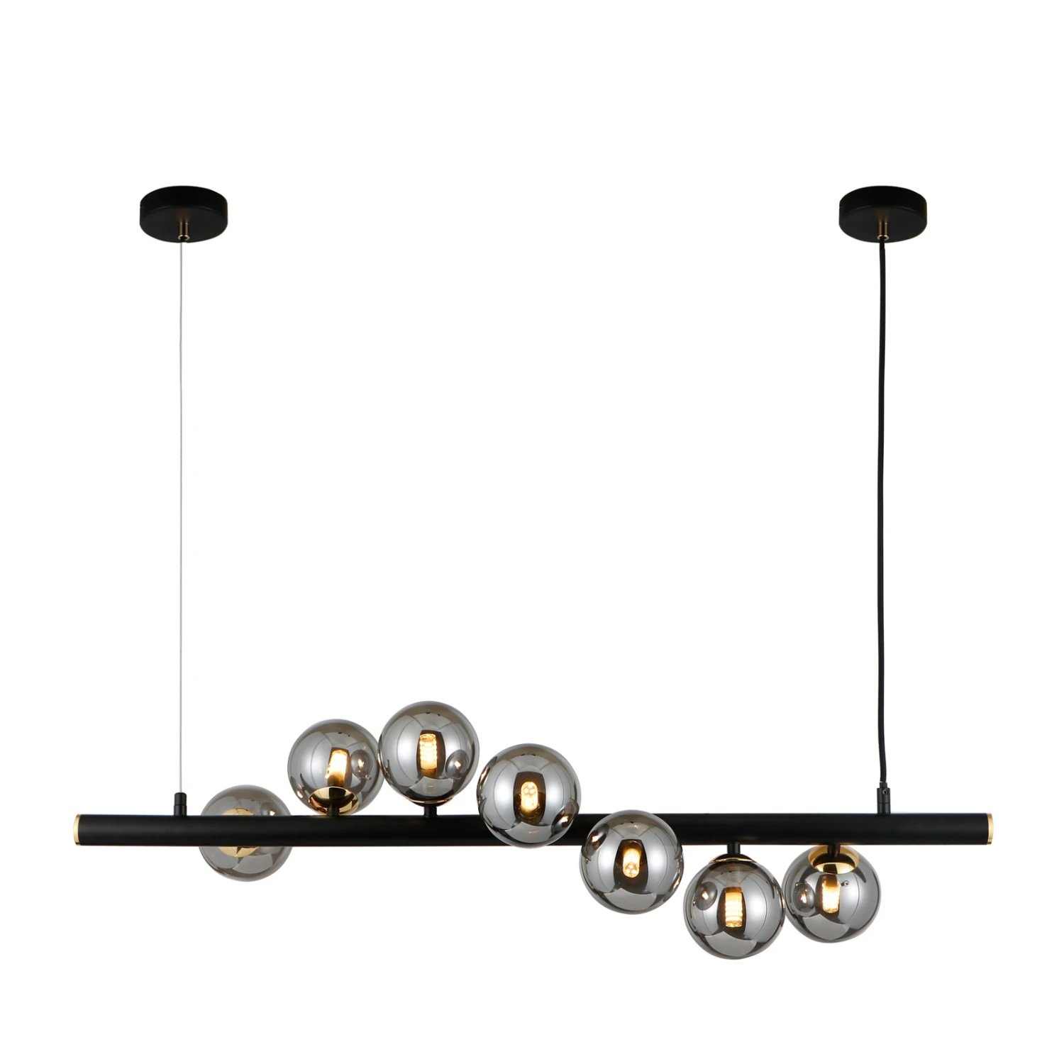 Lucande Diborah Hängeleuchte, Länglich, Rauchig 1 Lucande Diborah Hängeleuchte, Länglich, Rauchig