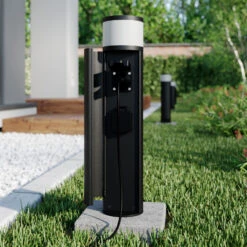 Lucande Corban Mit Tür Und 2 Steckdosen, 3er-Set -Lucande 10013709 3