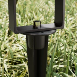 Lucande Außenstrahler Galina, Erdspieß Dunkelgrau 10cm 4er -Lucande 10013762 6