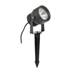 Lucande LED-Außenstrahler Irina In Dunkelgrau, 3er-Set -Lucande 10013775 5
