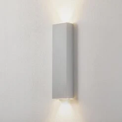 Lucande Anita LED-Wandleuchte Silber Höhe 36cm