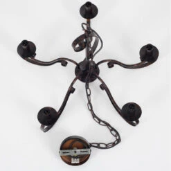 Caleb Kronleuchter Ø60 Rust - Lucande -Lucande 42510965098306