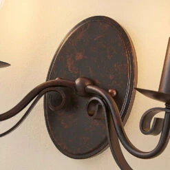 Caleb Wandleuchte Rust - Lucande -Lucande 42510965098546