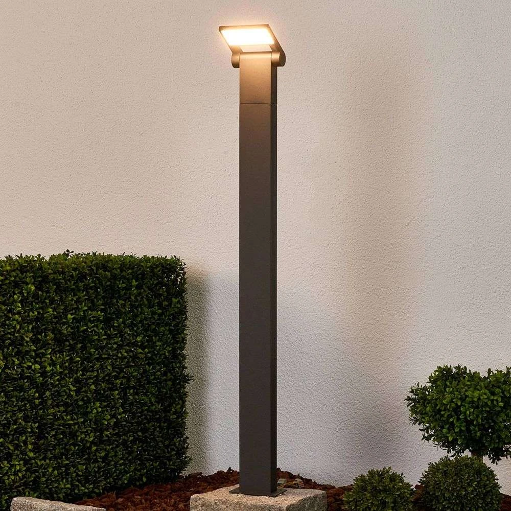 Marius LED Garten Leuchte H100 Graphite - Lucande 2 Marius LED Garten Leuchte H100 Graphite - Lucande – Bild 2