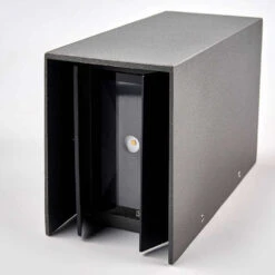 Kimian Außen Wandleuchte Dark Grey - Lucande -Lucande 42510965127316 1