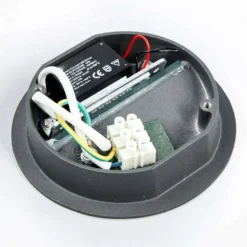 Loya Round Außen Einbauwandlampe Dark Grey - Lucande -Lucande 42510965260667