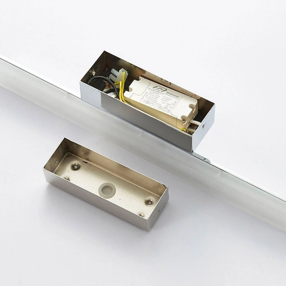 Julie 75 Wandleuchte IP44 White/Chrome - Lucande 8 Julie 75 Wandleuchte IP44 White/Chrome - Lucande – Bild 8