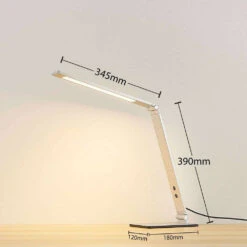 Nicano Tischleuchte Alu - Lucande -Lucande 42510965419844