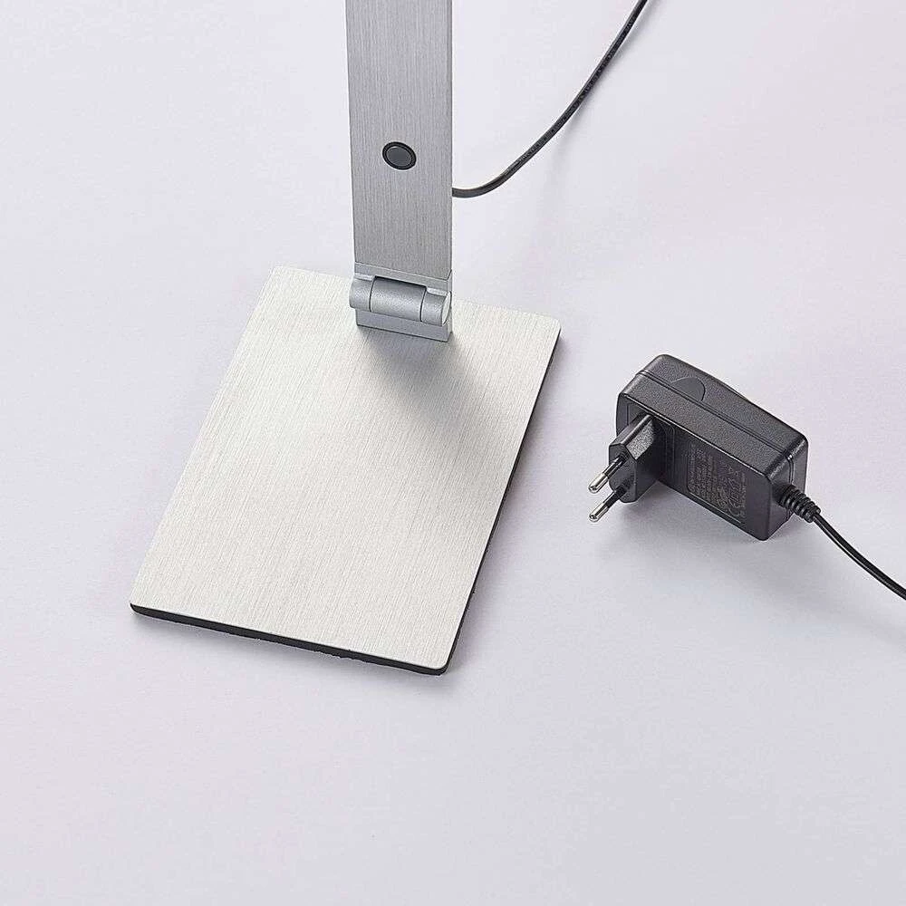 Resi LED Tischleuchte Dim. Alu - Lucande 9 Resi LED Tischleuchte Dim. Alu - Lucande – Bild 9