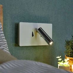 Elske Wandleuchte White/Chrome - Lucande -Lucande 42510965481053