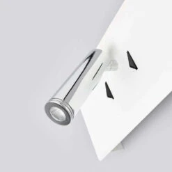 Elske Wandleuchte White/Chrome - Lucande -Lucande 42510965481057