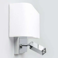 Virve Wandleuchte White/Chrome - Lucande -Lucande 425109654841910