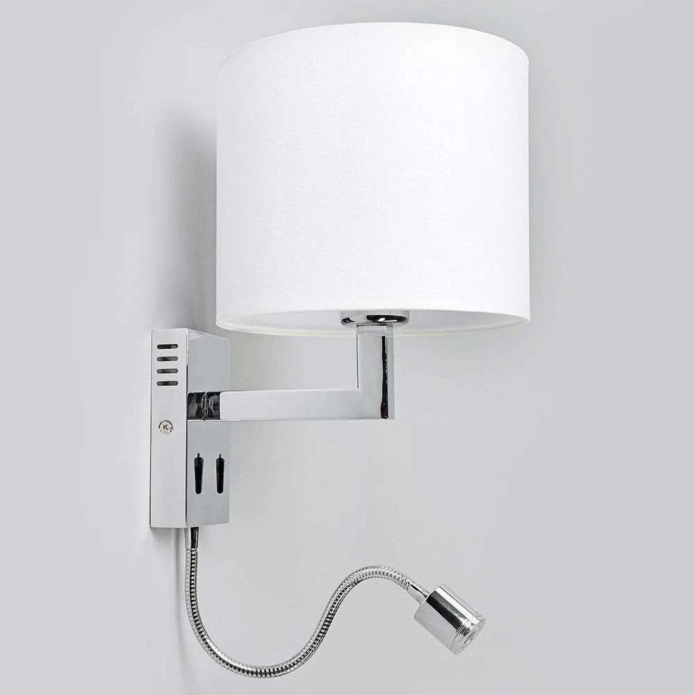 Taron Wandleuchte White/Chrome - Lucande 10 Taron Wandleuchte White/Chrome - Lucande – Bild 10