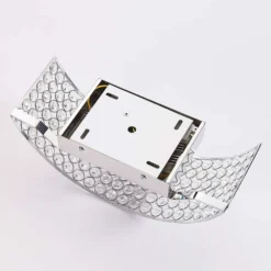 Alizee Wandleuchte Chrome/Clear - Lucande -Lucande 42510965486868