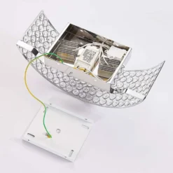 Alizee Wandleuchte Chrome/Clear - Lucande -Lucande 42510965486869