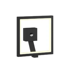 Square LED Außen Wandleuchte W/Sensor Graphite - Lucande -Lucande 4251096550399 10