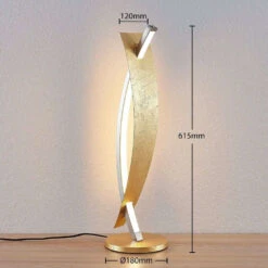 Marija Tischleuchte Gold/Silver - Lucande 19 Marija Tischleuchte Gold/Silver - Lucande -Lucande 425109655271310