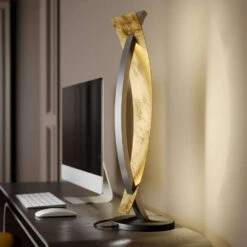 Marija Tischleuchte Black/Gold - Lucande -Lucande 42510965537106