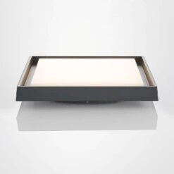 Birta LED Square Außen Deckenleuchte 34x34 Dark Grey - Lucande -Lucande 4251096556094 5
