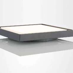 Birta LED Square Außen Deckenleuchte 34x34 Dark Grey - Lucande -Lucande 4251096556094 7
