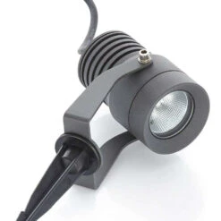 Jon Außen Spot W/Spike Dark Grey - Lucande -Lucande 42510965561315