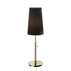 Pordis Tischleuchte Brass/Black - Lucande