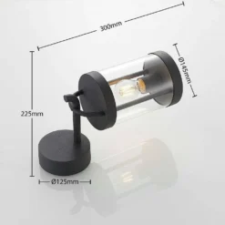 Cassian Außen Wandleuchte IP54 Dark Grey - Lucande 19 Cassian Außen Wandleuchte IP54 Dark Grey - Lucande -Lucande 425109656521810