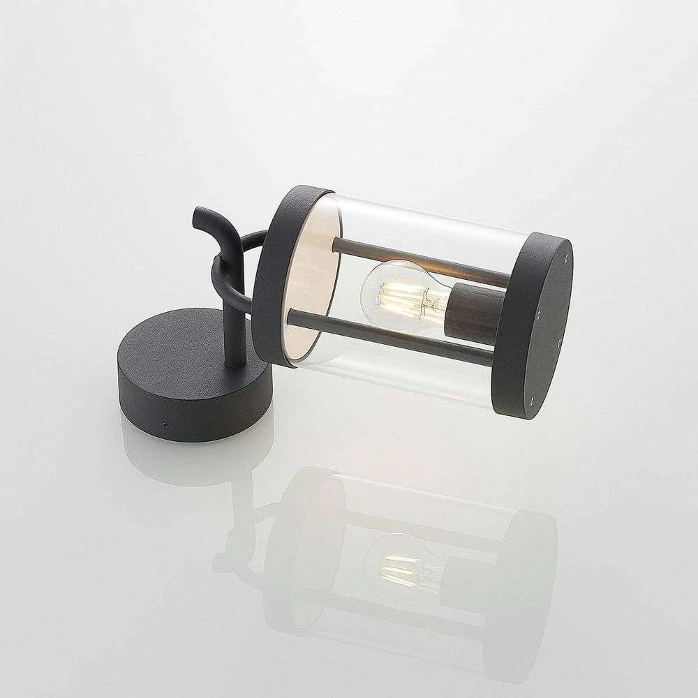 Cassian Außen Wandleuchte IP54 Dark Grey - Lucande 4 Cassian Außen Wandleuchte IP54 Dark Grey - Lucande – Bild 4