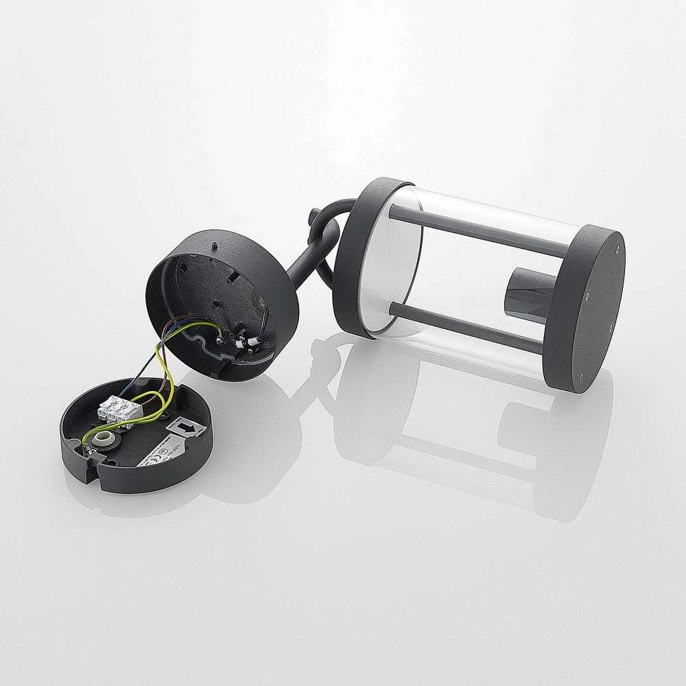 Cassian Außen Wandleuchte IP54 Dark Grey - Lucande 8 Cassian Außen Wandleuchte IP54 Dark Grey - Lucande – Bild 8