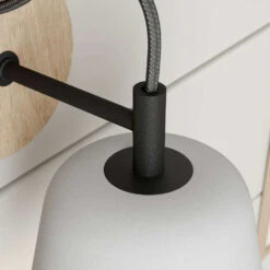 Kalinda Wandleuchte Grey/Oak - Lucande 13 Kalinda Wandleuchte Grey/Oak - Lucande -Lucande 42510965665435