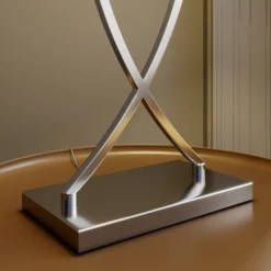 Evaine Tischleuchte Chrome/White - Lucande -Lucande 4251096566642 5