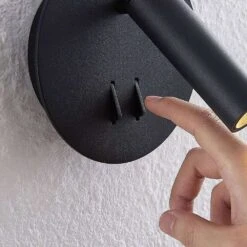 Magya LED 2 Round Wandleuchte Black - Lucande -Lucande 4251096570212 6