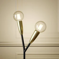 Carlea 2 Tischleuchte Black/Brass - Lucande -Lucande 4251096578331 9