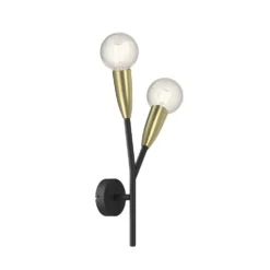 Carlea 2 Wandleuchte Black/Brass - Lucande -Lucande 4251096578454 10