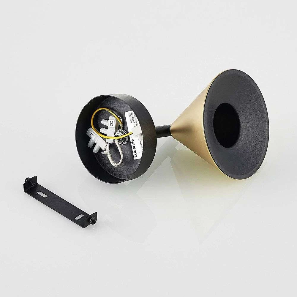 Kartio Wandleuchte Brass - Lucande 7 Kartio Wandleuchte Brass - Lucande – Bild 7