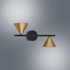 Kartio 2 Wandleuchte Brass - Lucande -Lucande 4251096580761 6