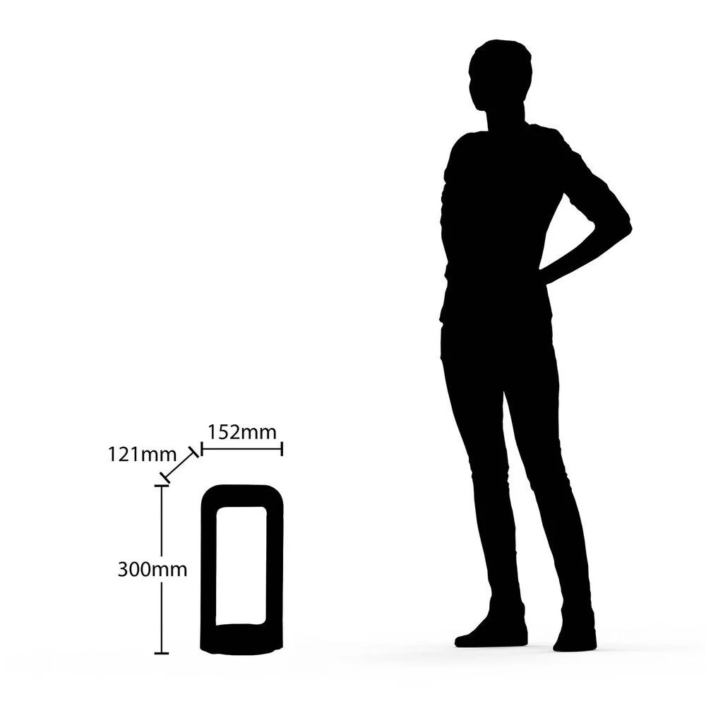 Habsa LED Garten Leuchte H30 Anthracite - Lucande 4 Habsa LED Garten Leuchte H30 Anthracite - Lucande – Bild 4