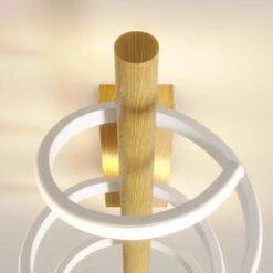 Milora LED Wandleuchte H40 Oak - Lucande -Lucande 4251096584851 5