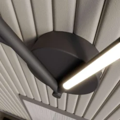 Cuerno LED Wandleuchte Black - Lucande -Lucande 4251096585049 8