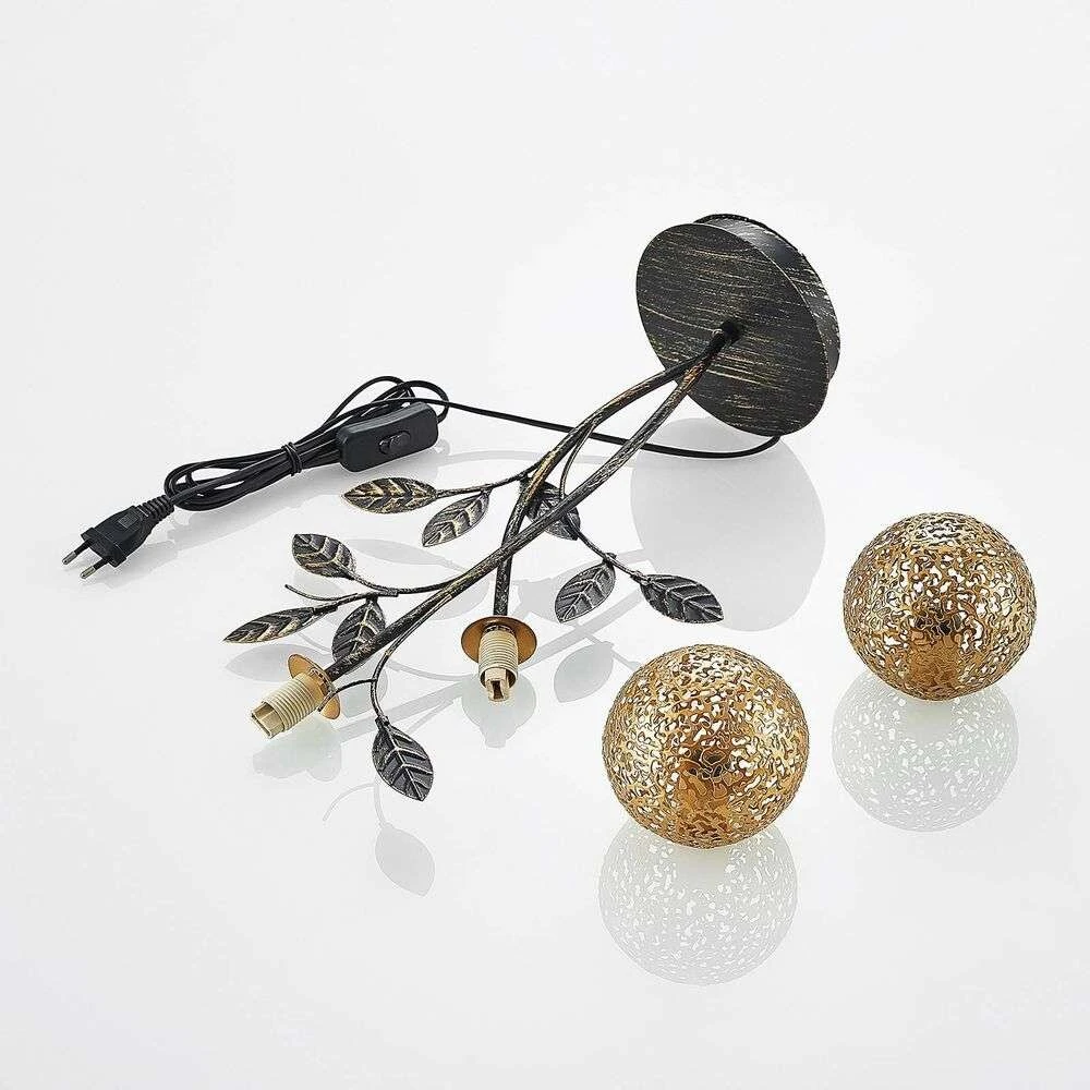 Evory 2 Tischleuchte Gold - Lucande 7 Evory 2 Tischleuchte Gold - Lucande – Bild 7