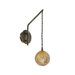 Zale Wandleuchte Gold/Black - Lucande -Lucande 4251096586831 9