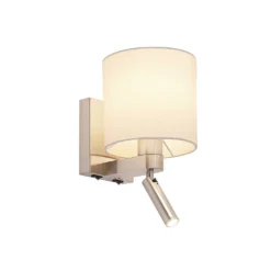 Brinja Wandleuchte White/Chrome - Lucande