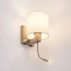 Brinja Flex Wandleuchte White/Chrome - Lucande -Lucande 4251096587456 4