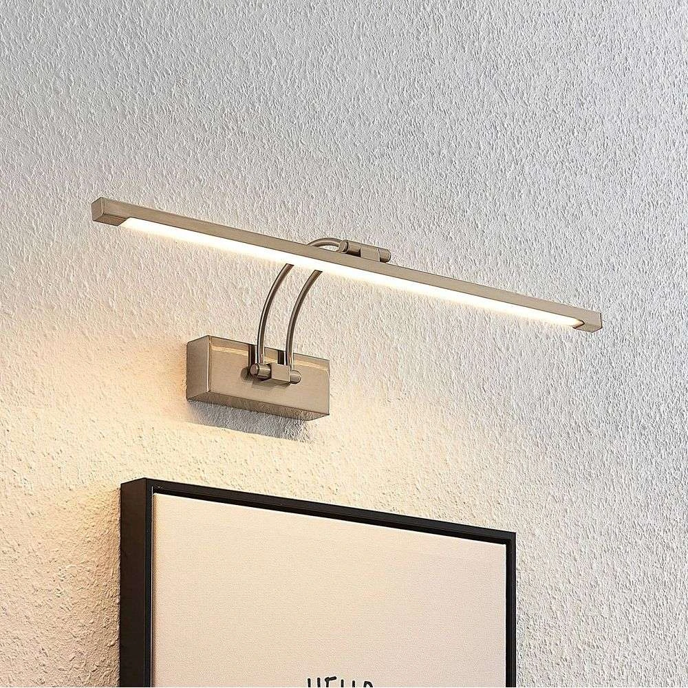 Felena LED Wandleuchte Satin Nickel - Lucande 3 Felena LED Wandleuchte Satin Nickel - Lucande – Bild 3