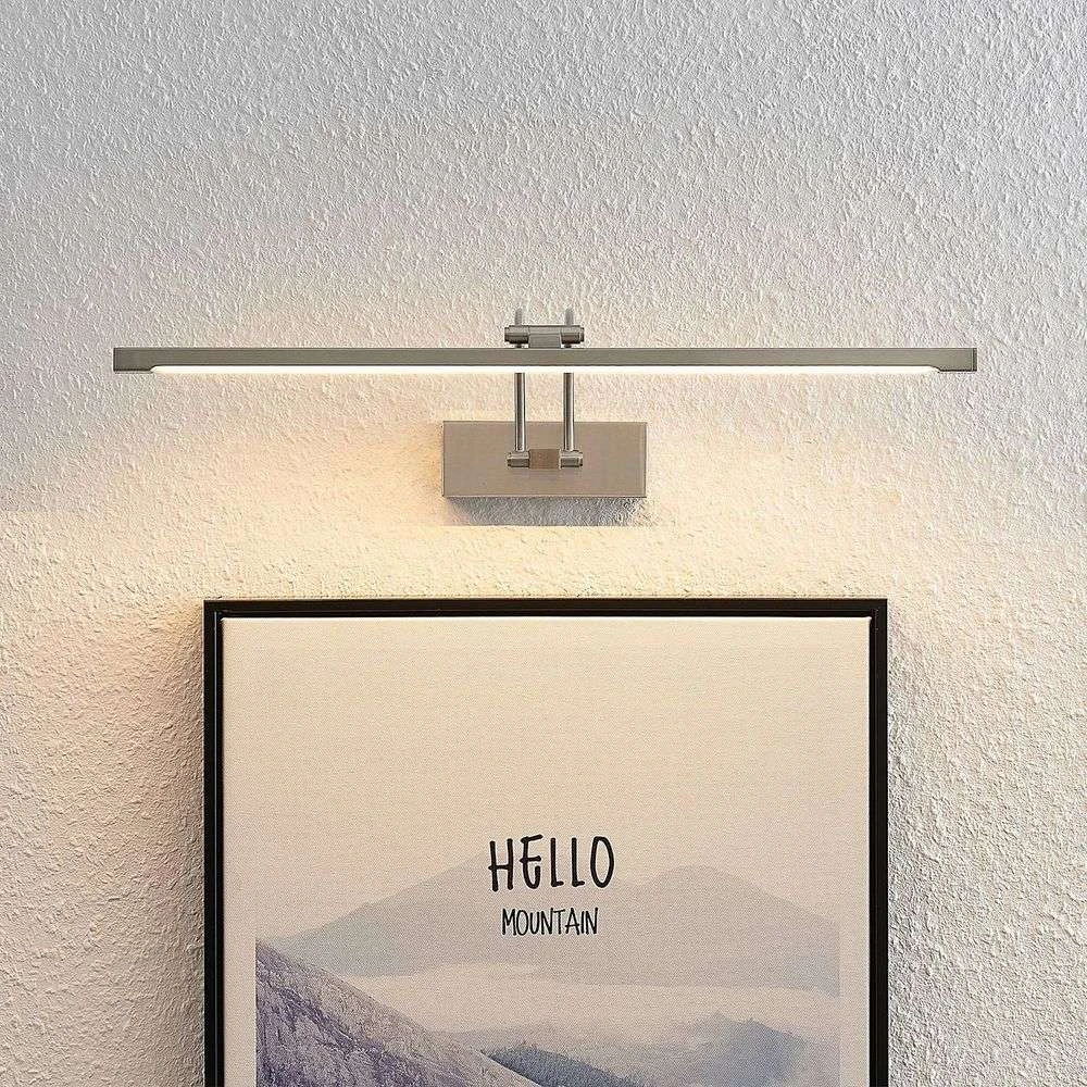 Felena LED Wandleuchte Satin Nickel - Lucande 5 Felena LED Wandleuchte Satin Nickel - Lucande – Bild 5