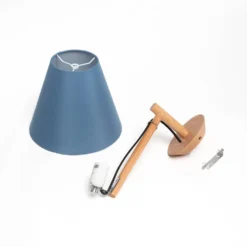 Jinda Wandleuchte Blue/Oak - Lucande -Lucande 4251096593358 7