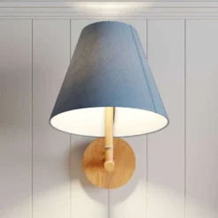 Jinda Wandleuchte Blue/Oak - Lucande -Lucande 4251096593358 8